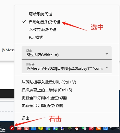 开启代理
